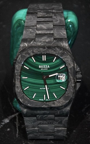 Ruzza watch luxury malachite - ruzza,