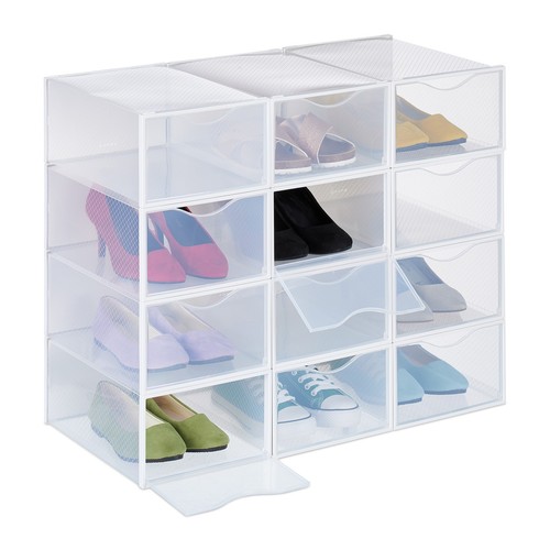 Scatole plastica per scarpe - scatole,