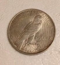 SILVER  1 DOLLARO PEACE STATI