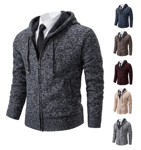 Cardigan uomo lavorato - , a