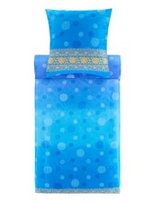 Biancheria da letto Bassetti raso PALLAVICINO | C1 Azzurro