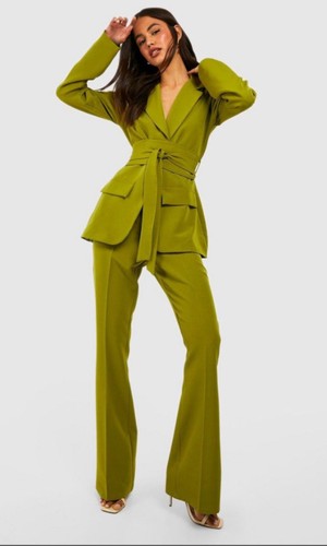 Blazer con cintura - , zara