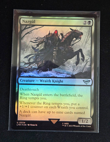 Nazgul foil full art ltr - foil, 0334