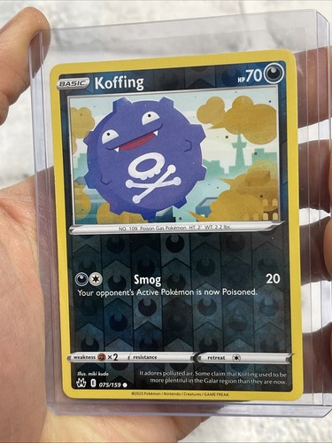 Carta pokemon koffing crown - koffing,