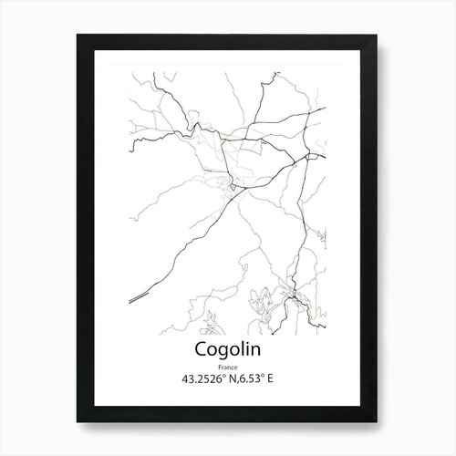 Cogolin francia mappa - cogolin,francia,