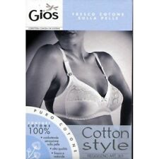 REGGISENO GIOS ART. 301 IN PURO COTONE 100% PIZZO IN SANGALLO TAGLIE 3-8 