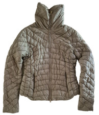 piumino zip collo alto donna Armani taglia eu 44 usa 8 colore champagne 2 tasche