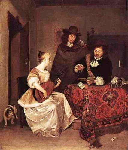 Terborch gerard una giovane - gerard,