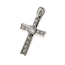 CROCE ORO pendente 18 kt