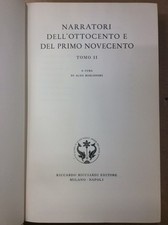 Libro - NARRATORI DELL'OTTOCENTO E DEL PRIMO NOVECENTO. Tomo II.