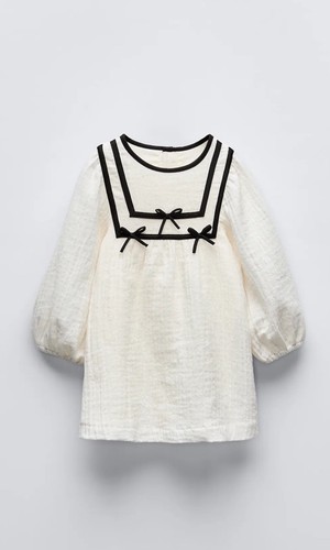 Abito zara bambina - bambina, bianco/nero
