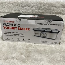 Yogurtiera Ultimate Probiotic 8 Barattoli con Controllo Temperatura e Tempo Regolabile
