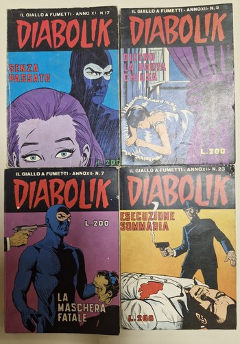 Lotto diabolik anno xii - diabolik,