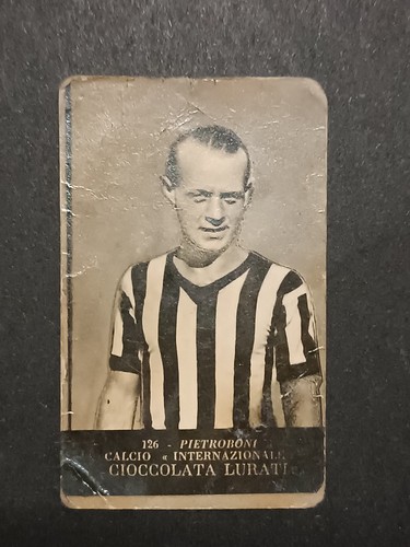 Figurina anteguerra calciatore - figurina,