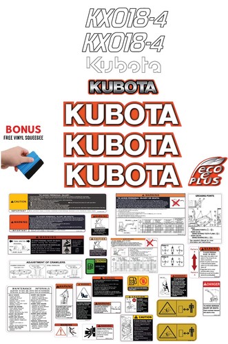 Adatto per kubota kx018 kit - kubota,