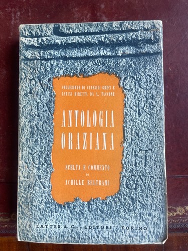 Antologia oraziana achille - –,