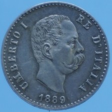 UMBERTO I 50 CENTESIMI 1889