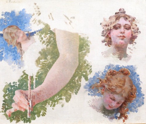 Edouard toudouze quadro art - edouard,