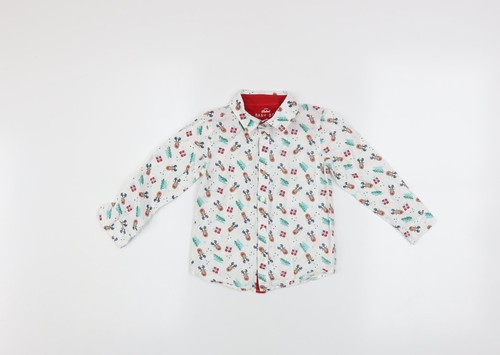 Camicia elegante bianca mini