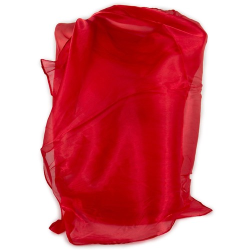 Stola rossa cerimonia organza