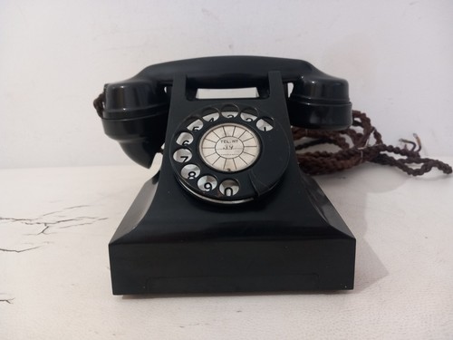 Telefono bachelite nera - telefono,