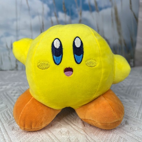 Peluche kirby giallo - peluche, 5,5"