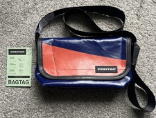 Borsa a tracolla Friday F41 Hawaii Five-O Messenger nuova blu e rosso russo