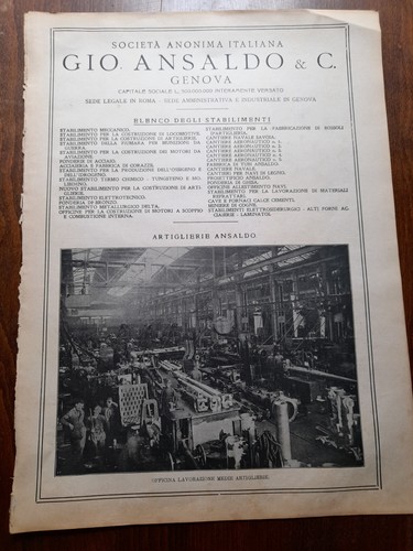 Pubblicità 1919 i gio - pubblicità, s.a.i.