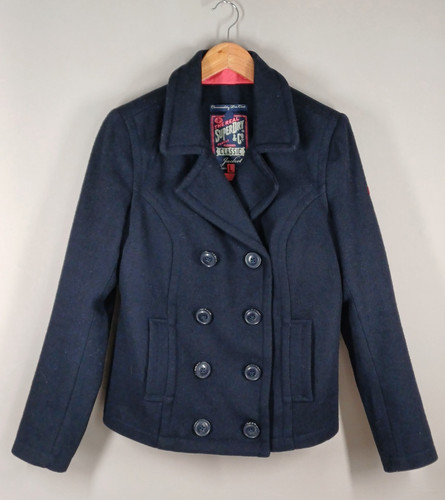 Superdry pea coat - coat, grande