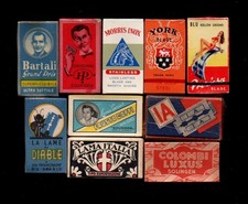 LOTTO 10 PACCHETTI INTERI DI  LAMETTE DA BARBA  - RAZOR BLADE - HOJA DE AFEITAR