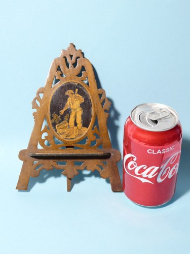 19thc sorrento ware easel - 19thc,