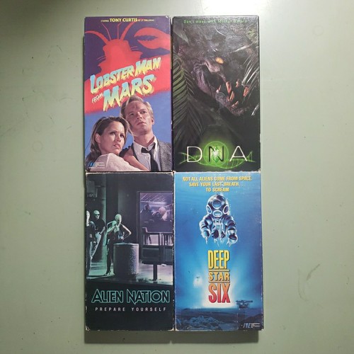 Scifi horror vhs lot 4 - horror,