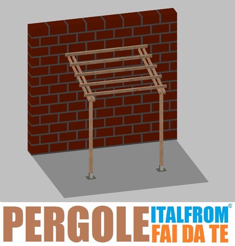 Pergola legno impregnato - pergola,
