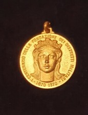 Medaglia metallo dorato 1°