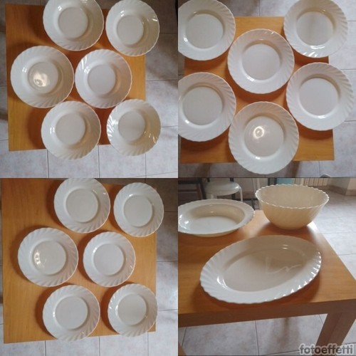 Set piatti arcopal 6 - set, in