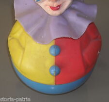 CIRCO_CLOWN_PAGLIACCIO_GRAZIOSO PUPAZZO_DA COLLEZIONE_ROLLY TOYS_GERMANY_D'EPOCA