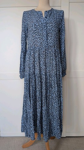 Abito midi zara blu stampa - zara,