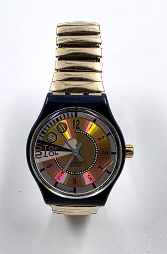 Swatch double run ssn104 - double, oro