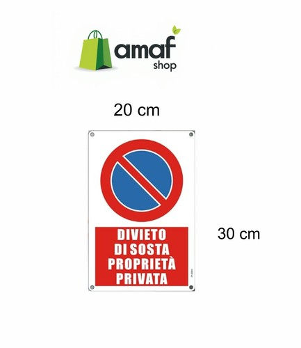 Cartello divieto sosta - divieto,