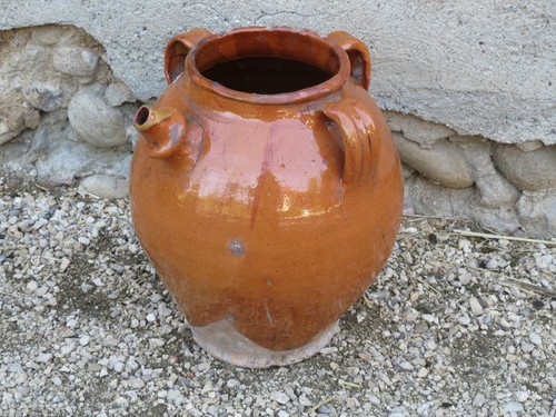 Antico grande vaso terra - antico, in