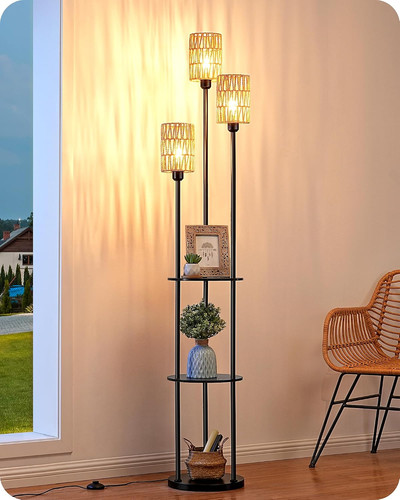 Lampada terra boho vintage - da,