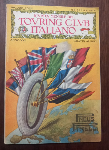 Rivista mensile touring club - rivista,
