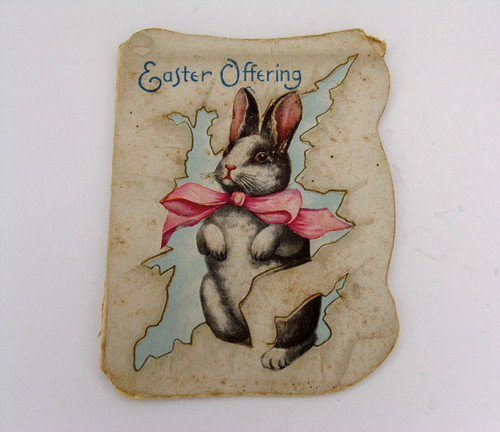 Antique easter card - easter,
