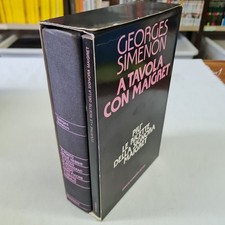 (Simenon) A tavola con Maigret più le ricette 1988 Mondadori omnibus 1 ed.