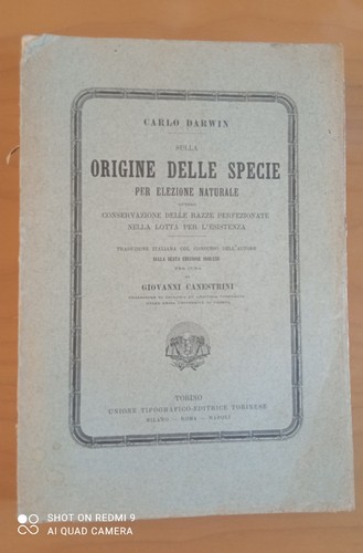 Carlo darwin sulla origini - darwin,