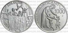 01615] CITTà DEL VATICANO - PAPA GIOVANNI PAOLO II  1000 LIRE ARGENTO 1996 - FDC