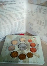 MONETE E BANCONOTE EURO ITA 2012 SERIE DIVIS-LE - 10° ANNIV.RIO+500°C.SISTINA -