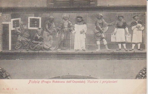 Cartolina pistoia fregio - cartolina,