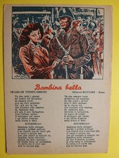 Bambina Bella - Illustratore Aisen - Canzoni per i soldati (1941).