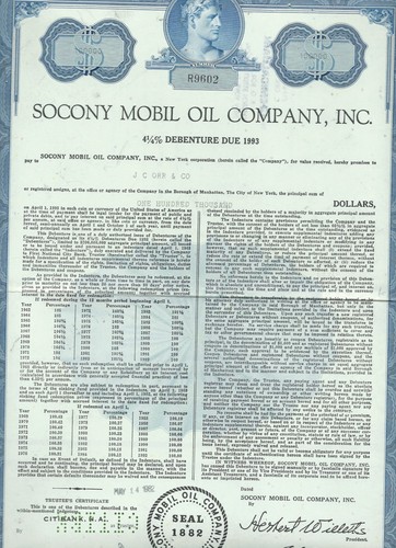 Socony mobil oil company - socony,
